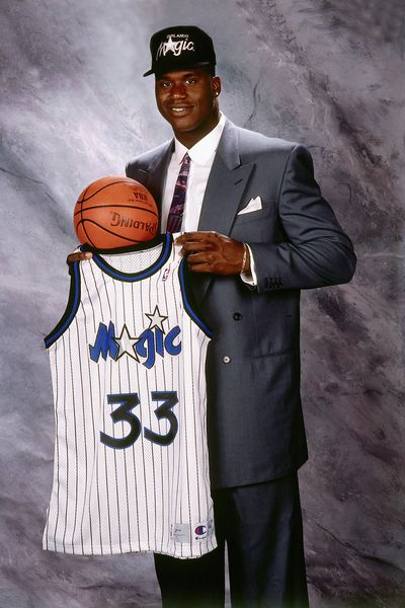 La carriera di Shaquille O&#39;Neal inizia nel 1992, da prima scelta dei Magic al draft. 